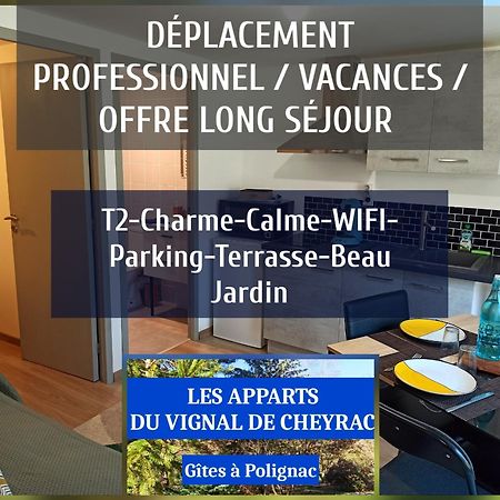 Les Apparts Du Vignal De Cheyrac Polignac  Exterior foto